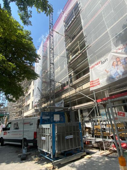 Zürich / Fassadenlift MBC 1000 - mieten