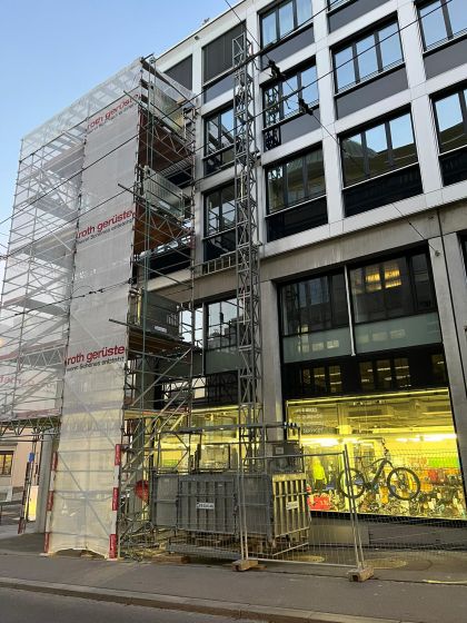 St. Gallen / Provisorischer Lift MBC 1500 - mieten 